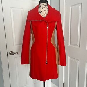 Calvin Klein Colorblock Modern Winter Wool Coat